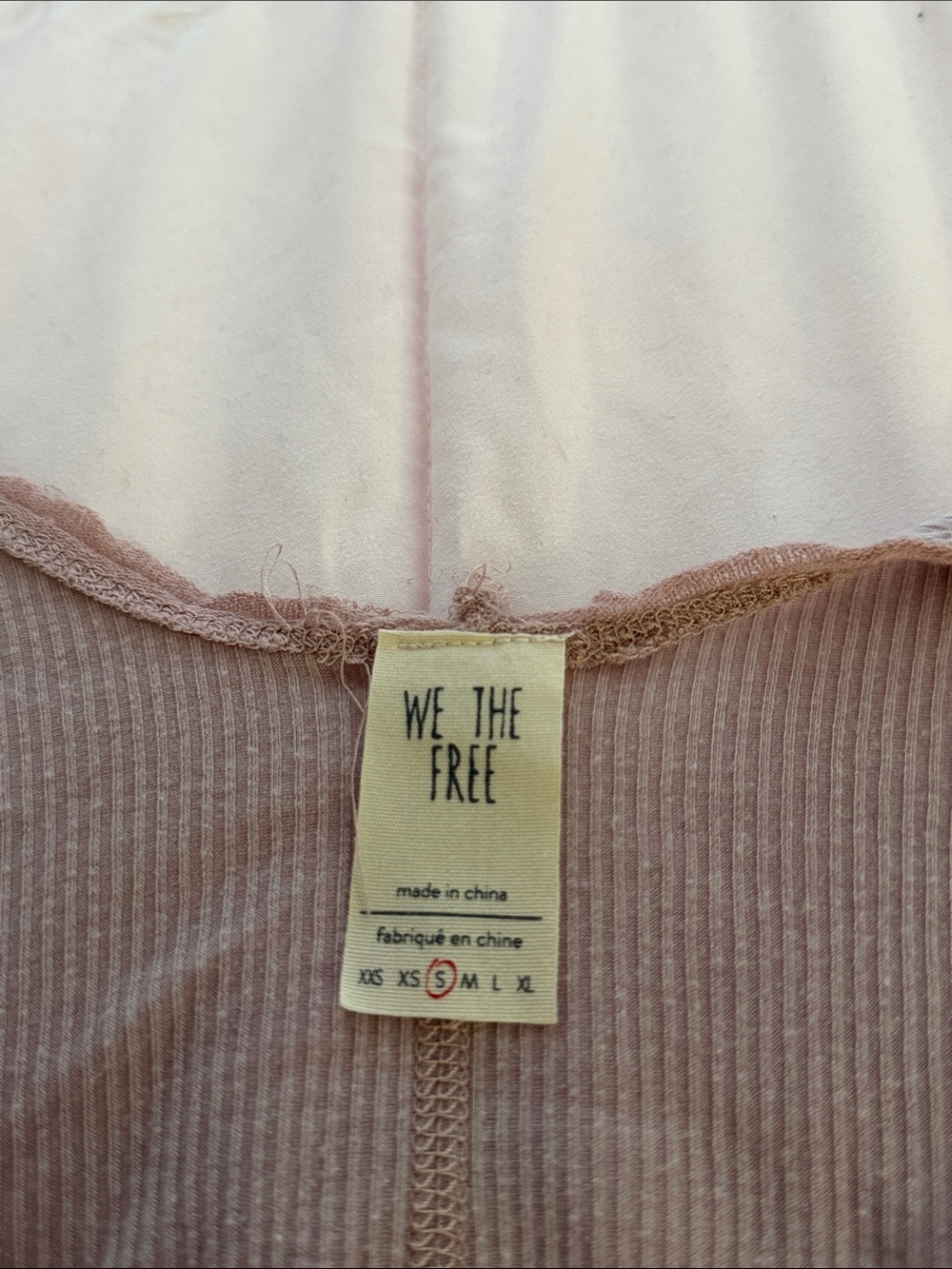 Layered V-Neck Ruffle Hem Tunic Top - Dusty Rose - Picture 2 of 2